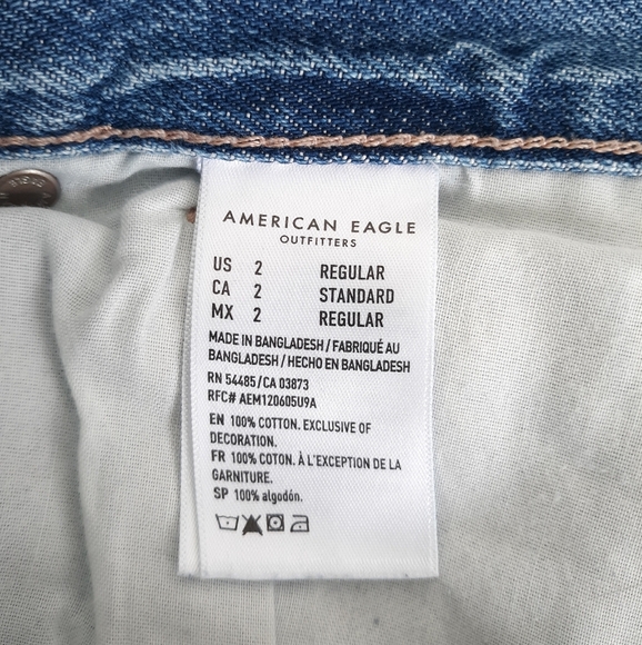 American Eagle Relaxed Mom Jeans size 2 - Picture 6 of 8